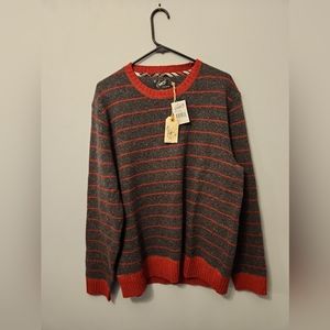 NWT Grayers Wool Crewneck Sweater Charcoal Large